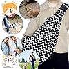 NATUYA-Pet-Dog-Sling-Carrier-Dog-Sling-with-Net-Bag-for-Carrier-Dogs-Cats-Hands-Free-Pet-Bag-Buckle-net-Pocket-pet-Bag Dog Sling with Net Bag