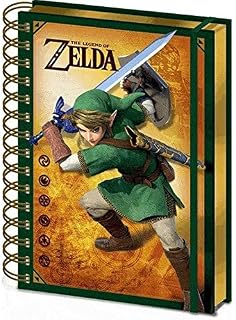The Legend of Zelda SR72623 3D Lenticular Premium Notebook,Green/Gold/Brown