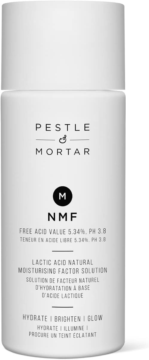 Pestle & Mortar NMF 5.34% Lactic Acid Facial Toner, Pore Minimising & Hydrating Face Exfoliant, Alcohol Free & Cruelty-Free 80ml