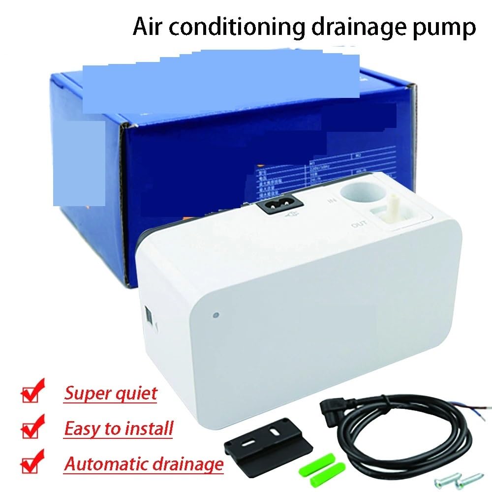 Pompa Condensa Climatizzatore, Pompa di drenaggio del condizionatore d'aria Pompe di sollevamento for la rimozione automatica della condensa ultra-silenziosa for condizionatori d'aria a gancio da 1 a