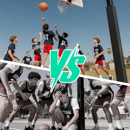 Outdoor Basketball Pole Pad - Square Design for Ultimate Safety, All-Sided Protection for Gym, Garage & Basement - Durable Impact-Resistant Padding for Enhanced Play