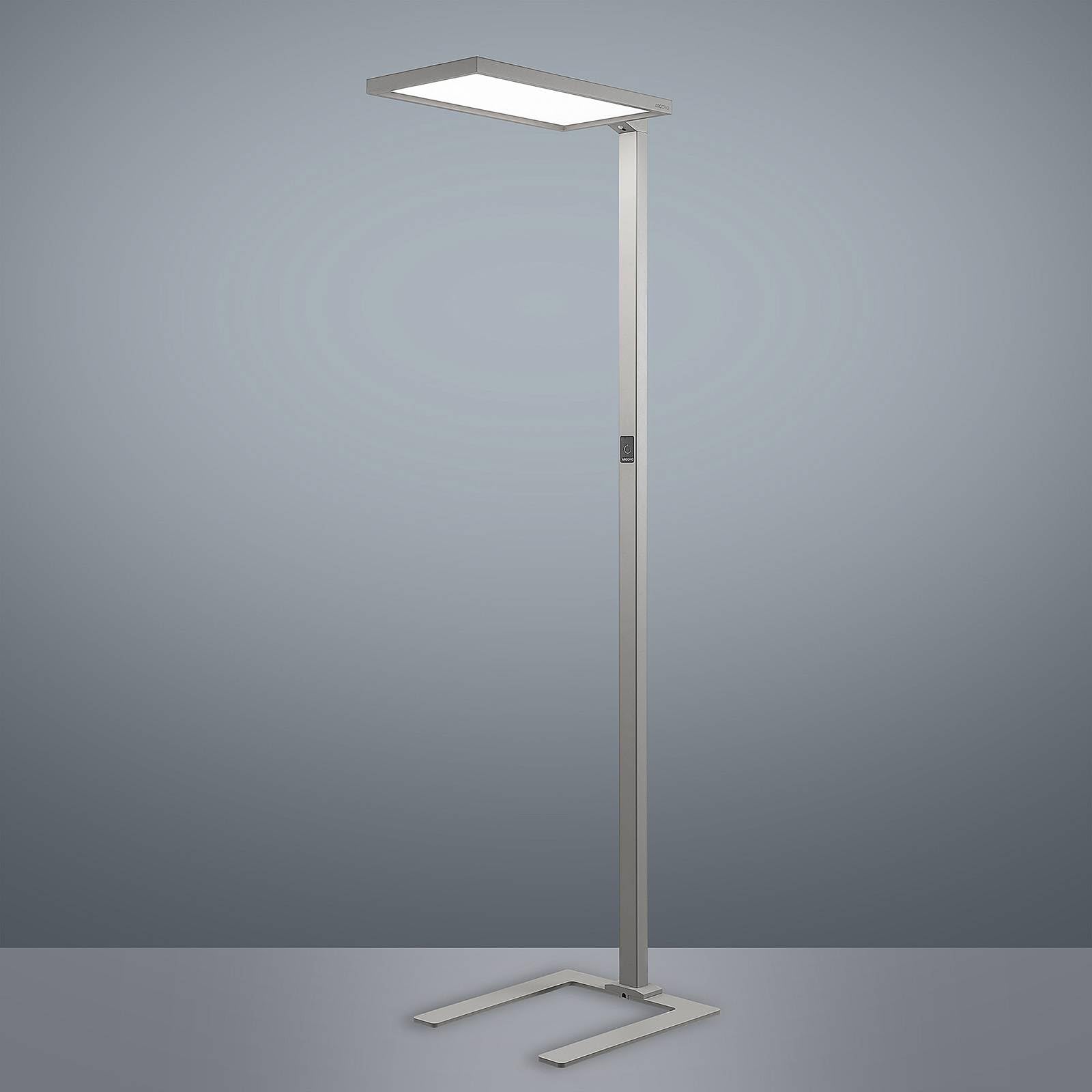 Applique L585 con sensore di movimento, in alluminio, grigio/argento