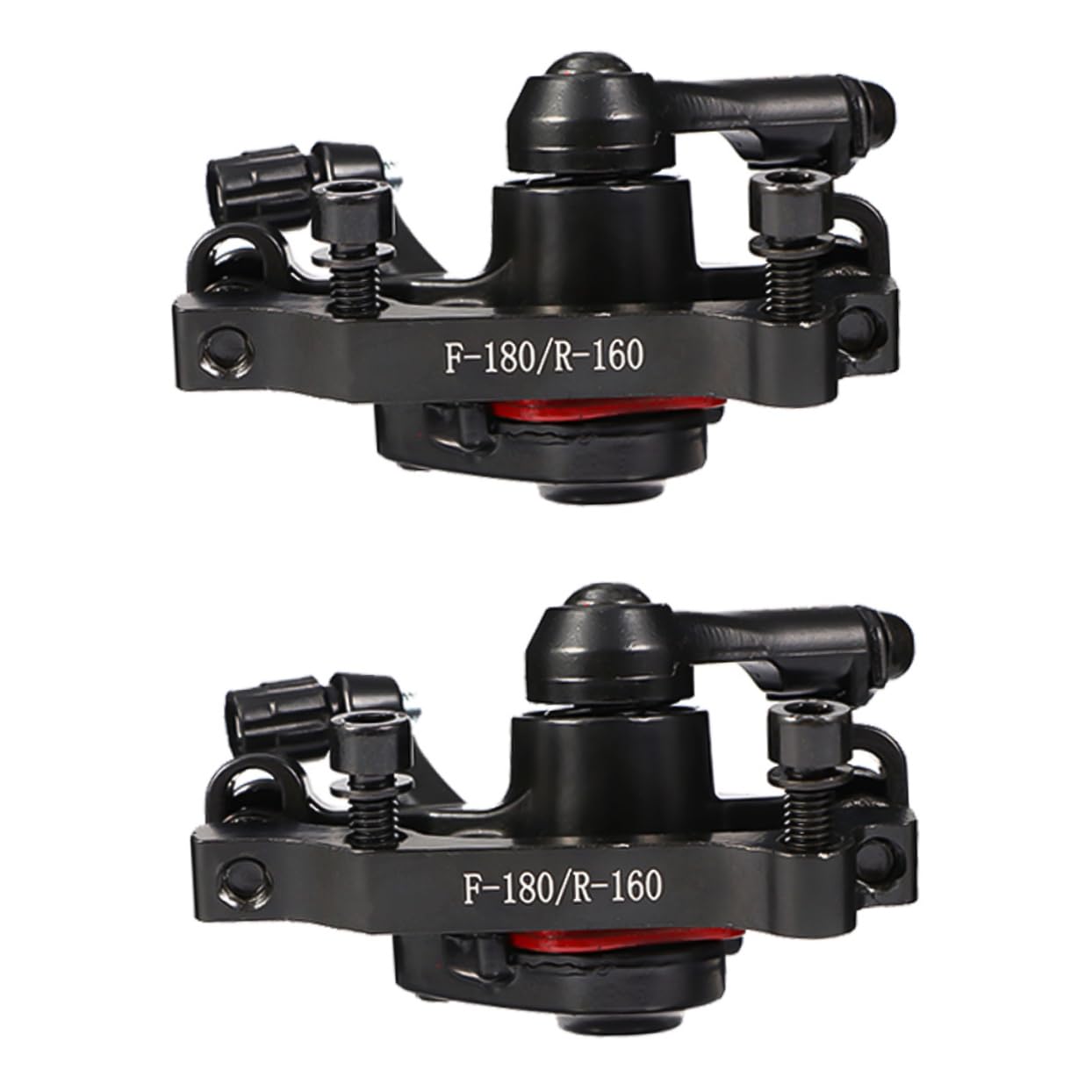 Mipcase 2pcs Aluminum Alloy Bike Disc Brakes for Mountain Cycling Versatile Front Rear and Braking Performance for Outdoor Adventures