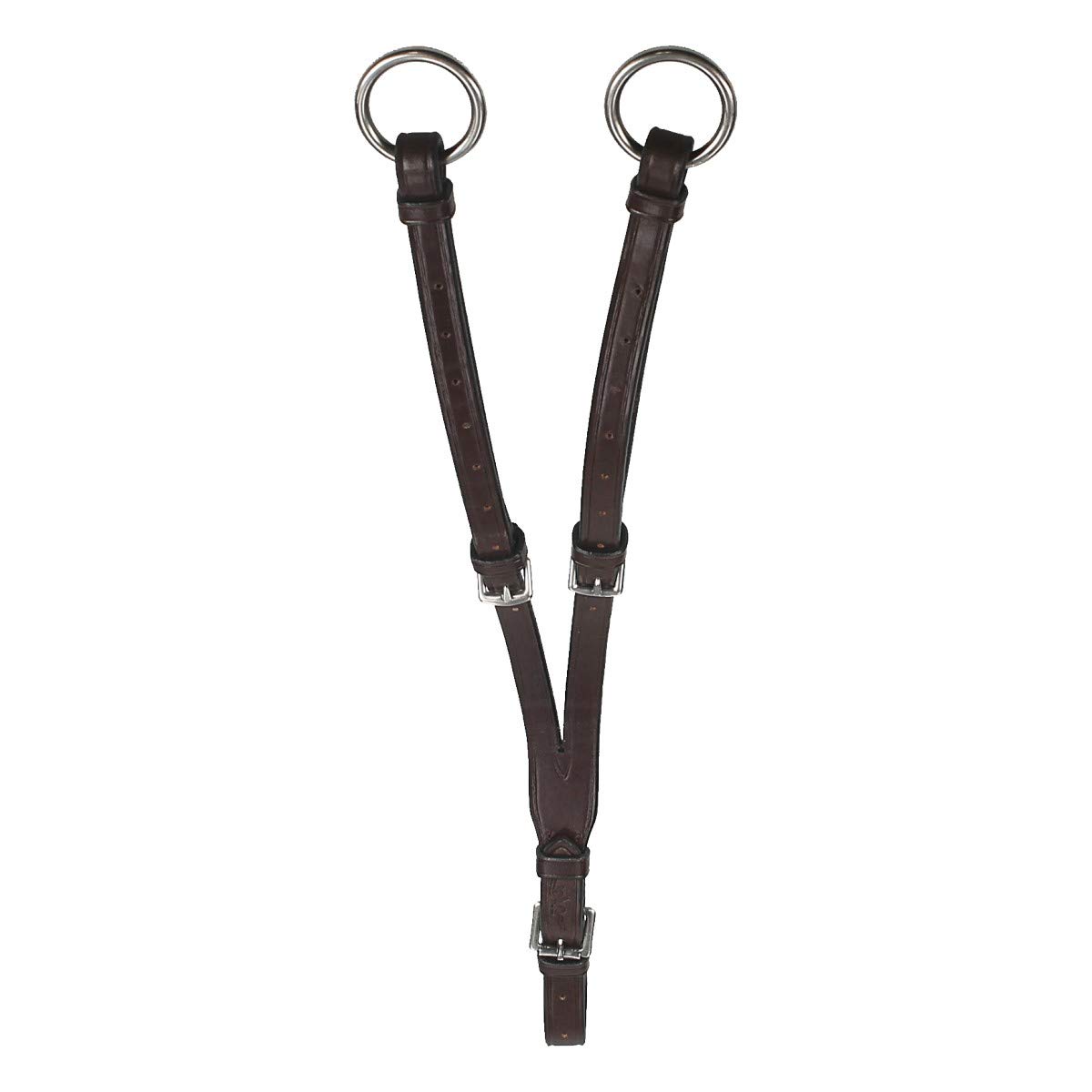 Dy'on NEC Fourche à martins Marron ajustable avec bouclerie inox