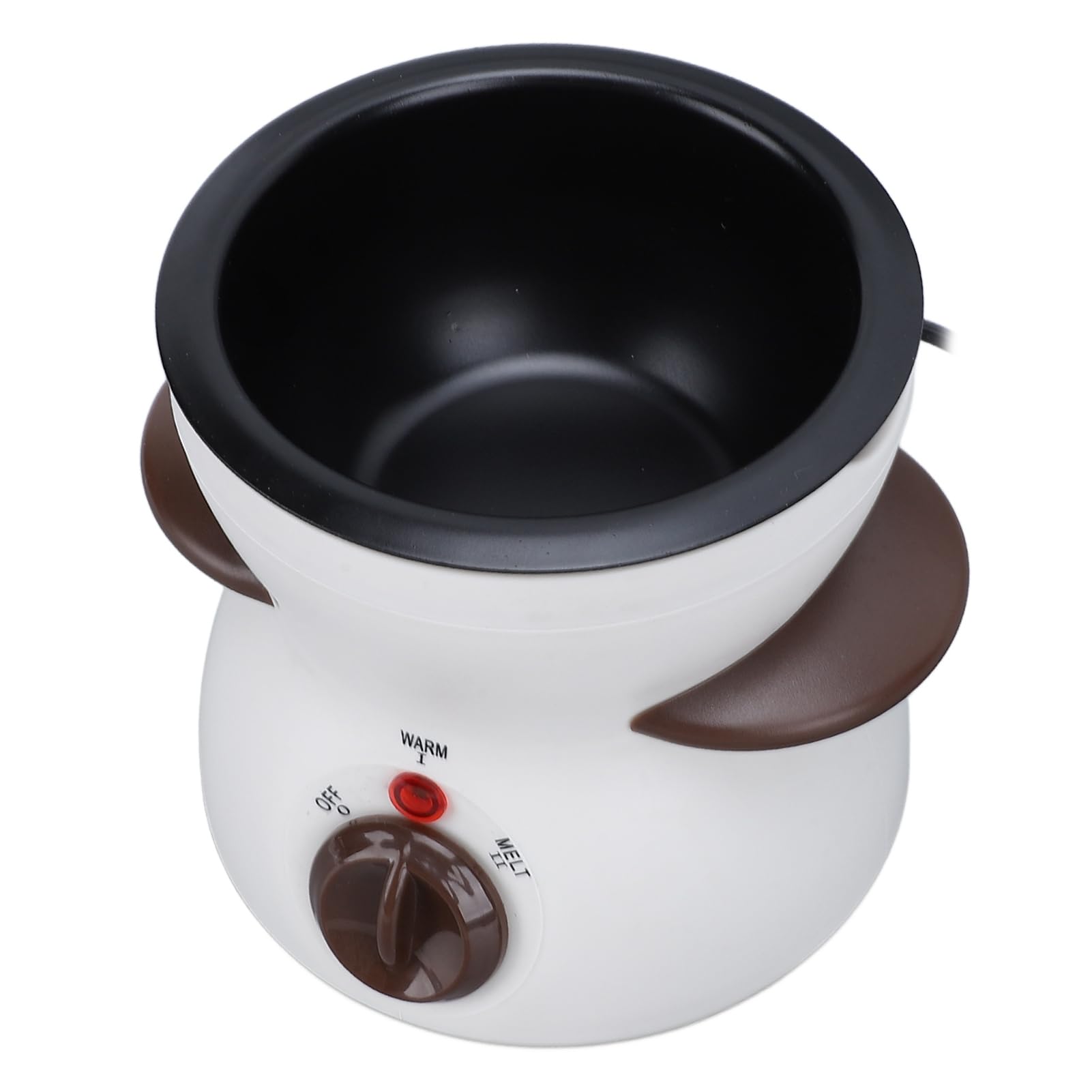 Haofy Mini-Elektro-Fonduetopf-Set 220 V für Schokolade, Käse und Fleischsuppe