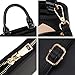 ENJOININ Women Novelty Lady Face Shoulder Bag, Black-1a