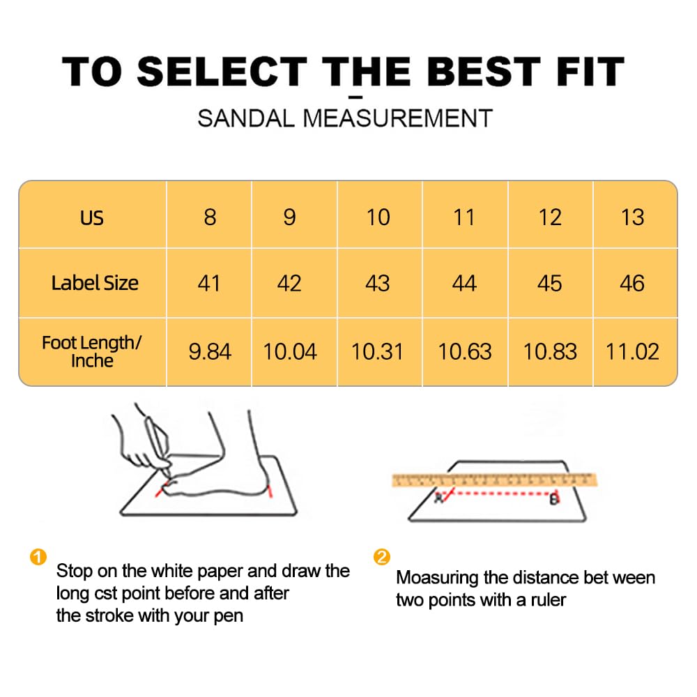 MGGMOKAY Uomo Cross Slide Sandali,Uomo Estive Sandali,Sportivo Fascite Plantare