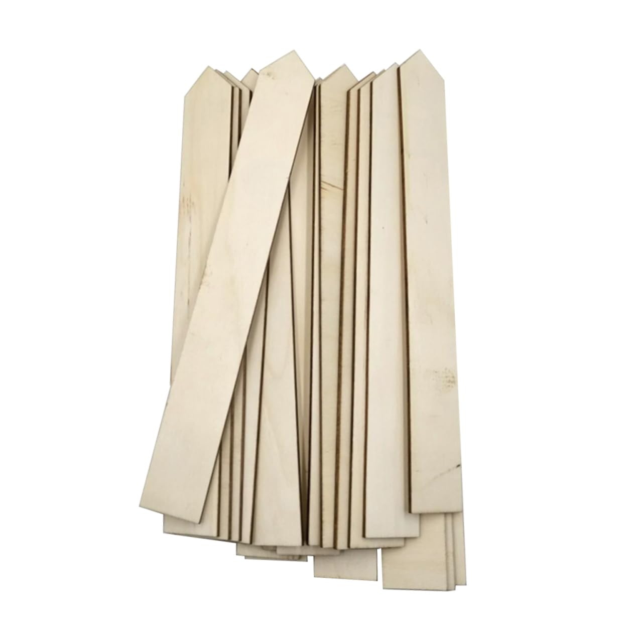 UKCOCO 100pièce Étiquettes De Jardin Bois Longues Piquets Durables Pour Plantes Conteneurs Et Plein Champ Marqueurs Rustiques Pour Potager Et Semis