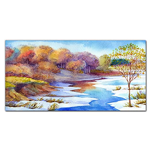 Impression sur verre trempé 100x50cm décoration tableau mural