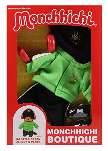 Preisvergleich Produktbild Sekiguchi 254750 - Monchhichi Boutique B2 DJ Outfit, grün
