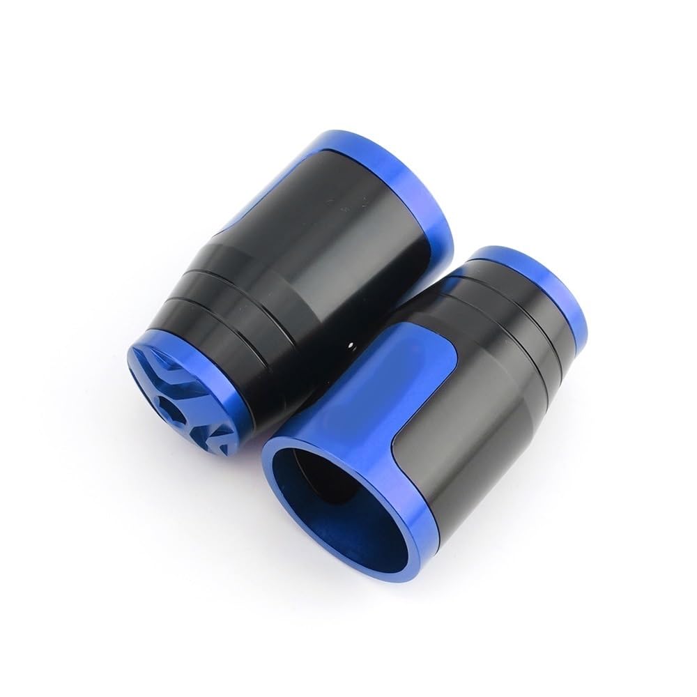 Poignées ER6N aluminium CNC finitions haut de gamme bleu