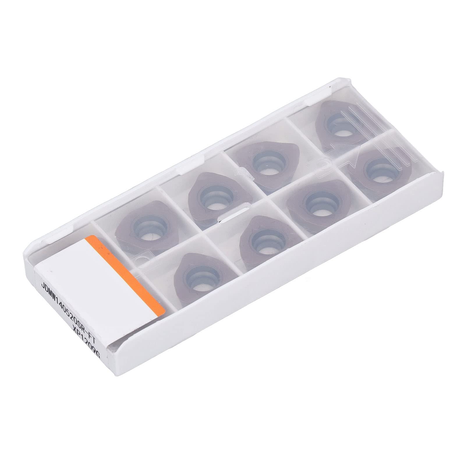 10 Piezas Insertos de Torneado de Carburo Recubierto con Estuche de Almacenamiento para Torno Acabado y Desbaste CNC - Cortadores de Carburo Bronceado para Acero, Hierro Fundido y