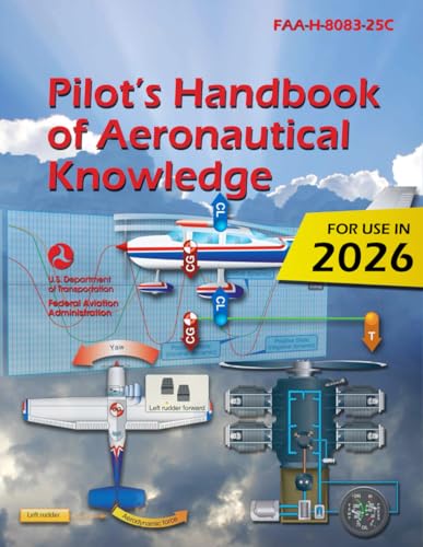 2023 Pilot’s Handbook of Aeronautical Knowledge FAA-H-8083-25C (Color Print)