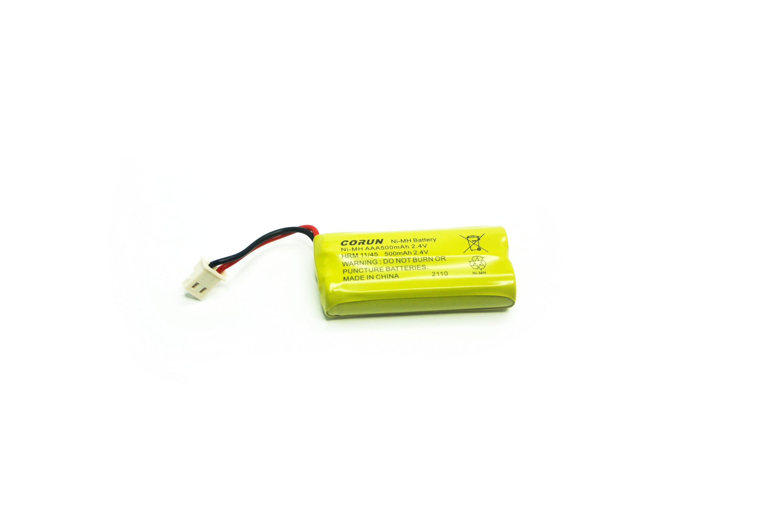Batterie pour Combiné de Téléphone Geemarc Amplidect 295 - Ni-MH (2,4V/500mAh)