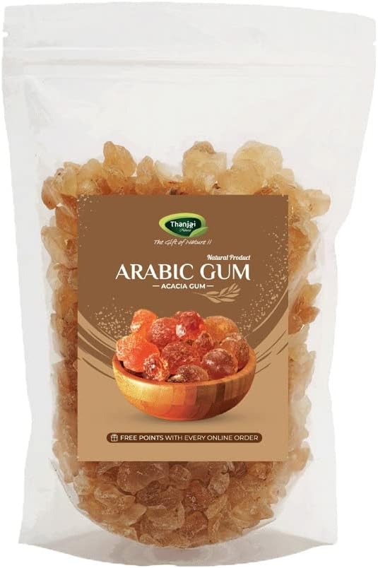 Thanjai NaturalArabic Gum 100g - Acacia Gum - Gond Ladoo - Kikar Gond - Babool Gond (100gm)