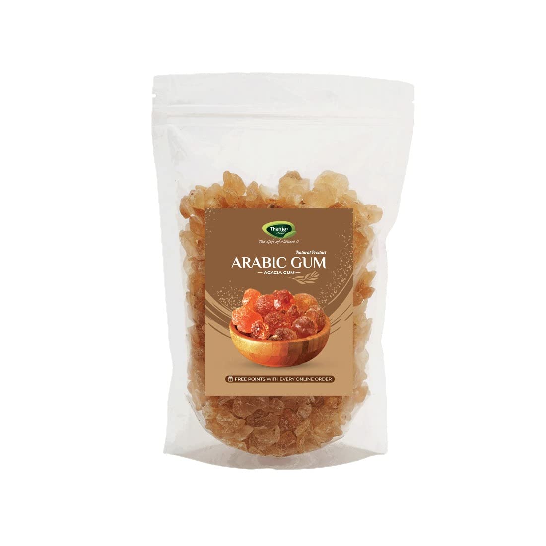 Thanjai NaturalArabic Gum 100g - Acacia Gum - Gond Ladoo - Kikar Gond - Babool Gond (100gm)
