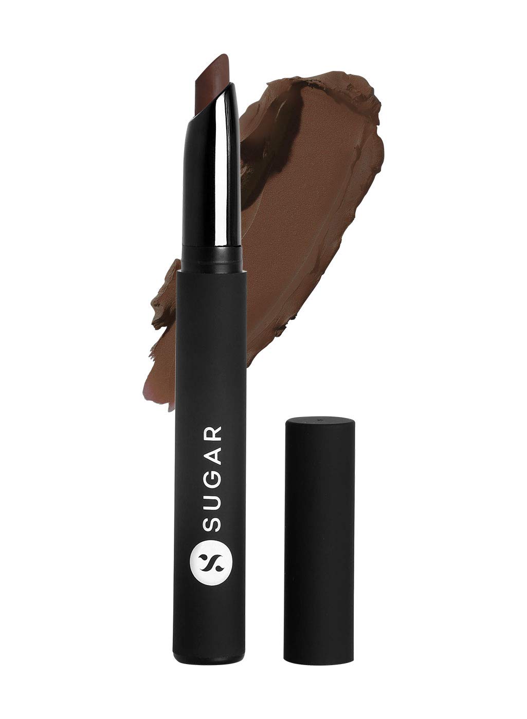 SUGAR Cosmetics - Matte Attack - Transferproof Lipstick - 14 Caffeine Bandit (Chocolate Brown, 2 gm)