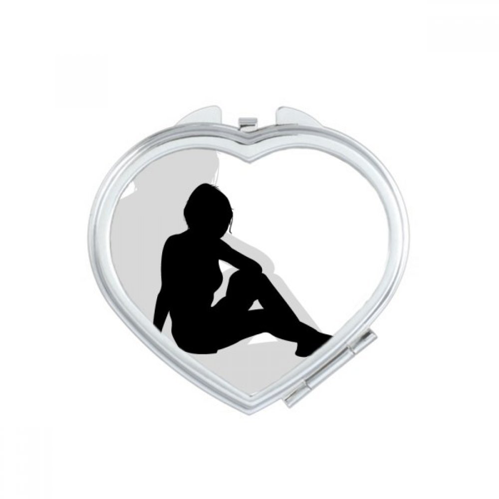 Miroir de maquillage nomade silhouette à glisser dans son sac à main pour femme