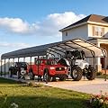 BETISEF 20x40 FT Metal Heavy Duty Carport, Car Ports Canopy with Reinforced Frame and All Weather Protection Galvanized Steel, Garage Shelter kit for Boat, Car, Tractor and Truck