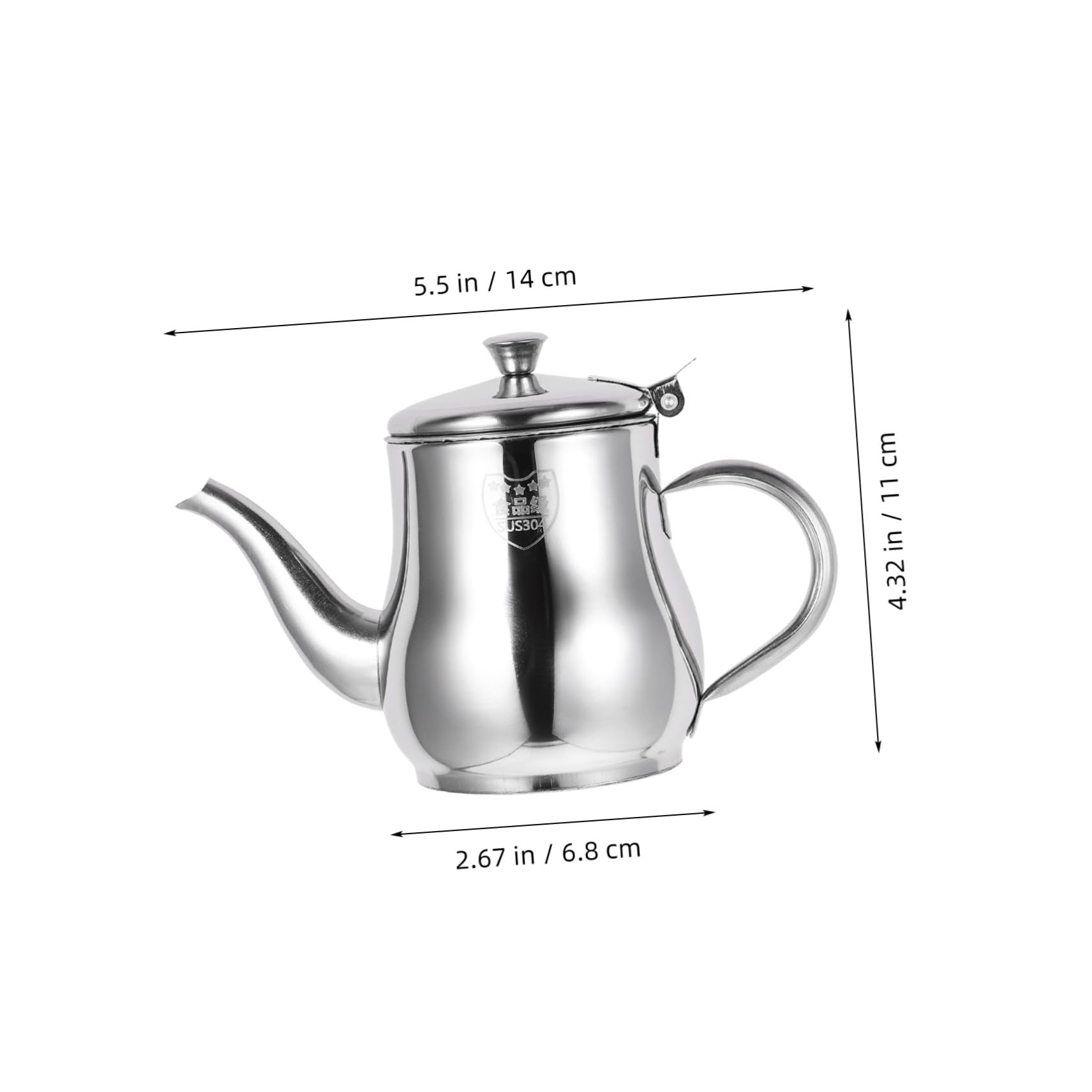 Recipiente Filtración Cocina Aceite Acero en Inoxidable de Tapa de 13oz Reciclaje Fácil de Aceite Usado