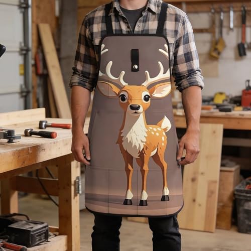Delantal Deer para trabajo con hebilla de liberación rápida miniatura 5