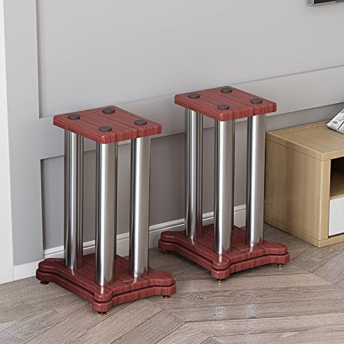BTZHY Speaker Stands,2 Pack Bookshelf Professional Desktop Audio Accessories with Vibration Absorption, for Home Theater Series