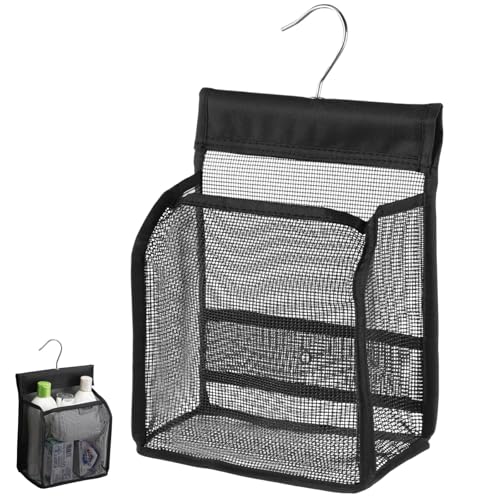 DtgEcd Hanging Peg Bag with Hook - Reusable Laundry Clothespin Storage Organizer for Home, College, Dorm & Travel (Easy Hanging)