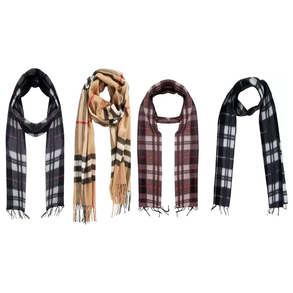 Crystal Zone Geometric Print Men & Women Muffler (Pack of 4) (4)-picture-12