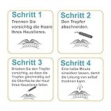 Advanllent Zeckenschutz für Hunde 6 Pipetten, Spot On Hund, Zeckenmittel für kleine Hunde 2 bis 10 kg, Hunde flohmittel entwurmungsmittel für Hunde, gegen Flöhe & Zecken