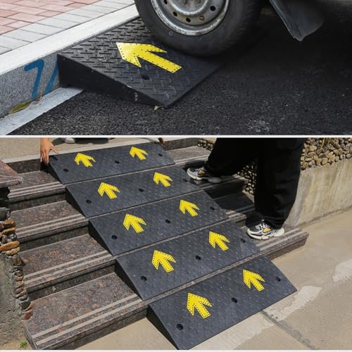 Rampa de goma resistente para entradas 8 cm miniatura 5