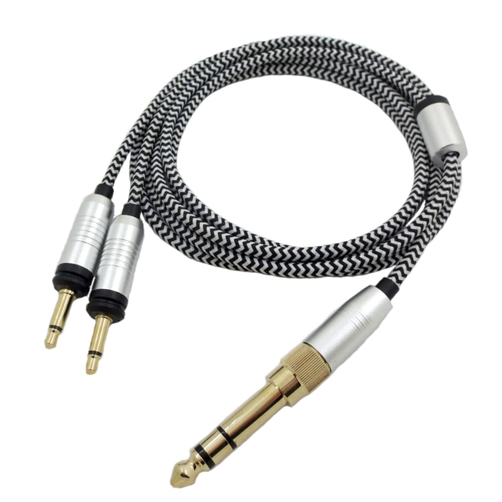 Câble Focal Elegia double jack 3.5mm vers adaptateur 6.35mm - 8