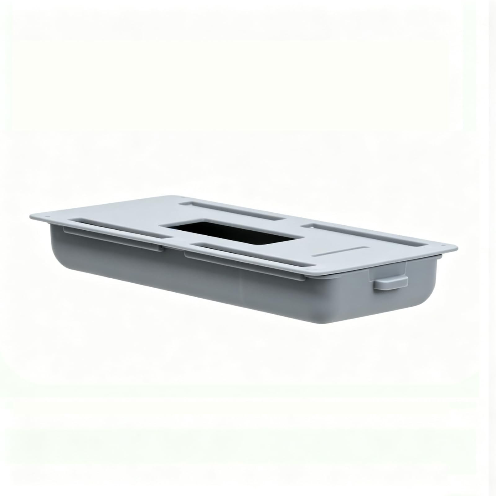 FCOFDRS Self Adhesive Under Desk Storage Drawer,Slide Out Hidden Organiser