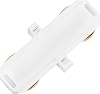 White L Type Track Lighting I Connector, 2-Wire Single Circuit Track Connector, J&L Type Track System Accessories 220V (White I Connector) [Energy Class C]