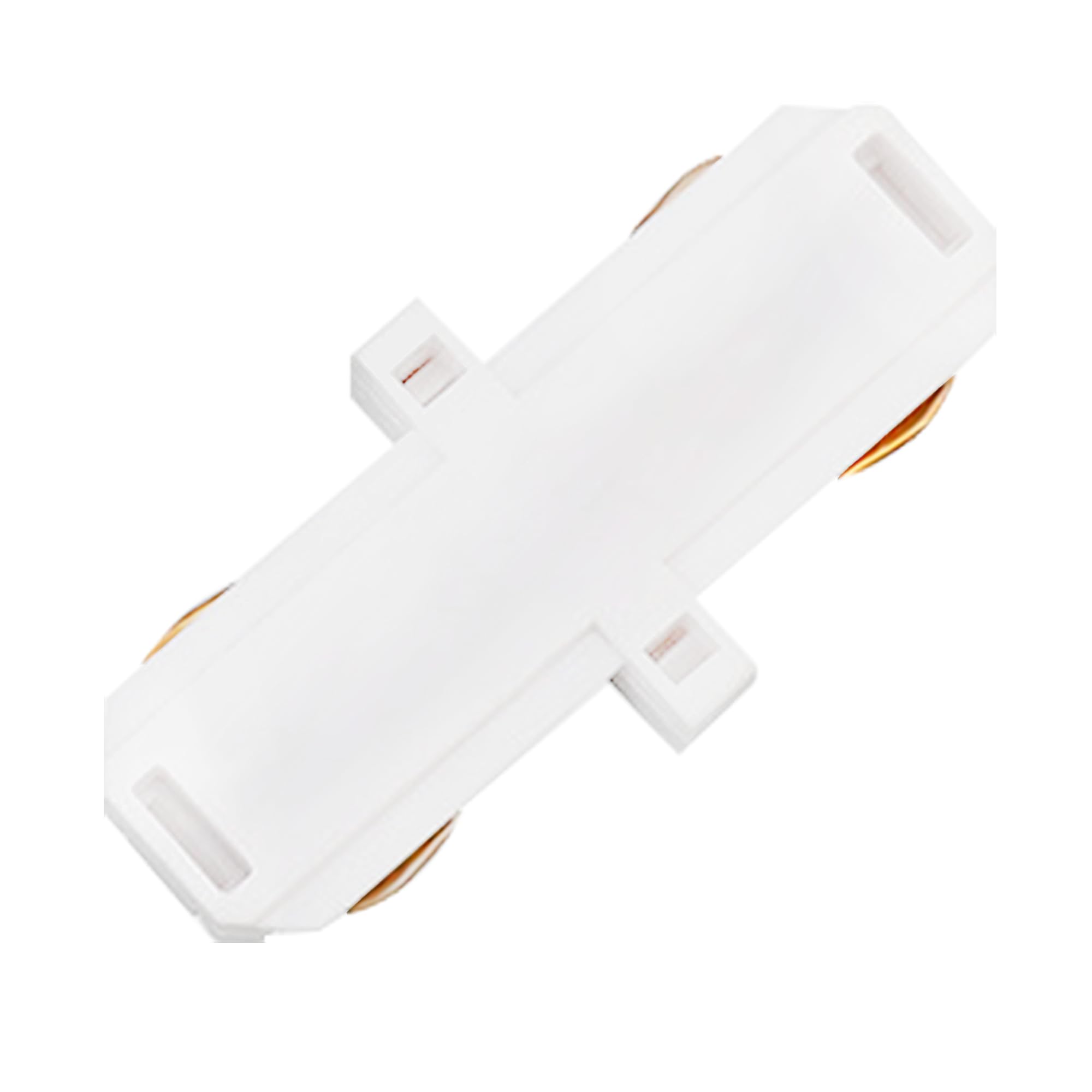 Fiabtool White L Type Track Lighting I Connector, 2-Wire Single Circuit Track Connector, J&L Type Track System Accessories 220V (White I Connector)