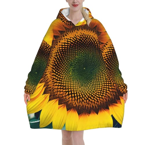 You Are My Sunshine Sunflower Blanket Hoodie