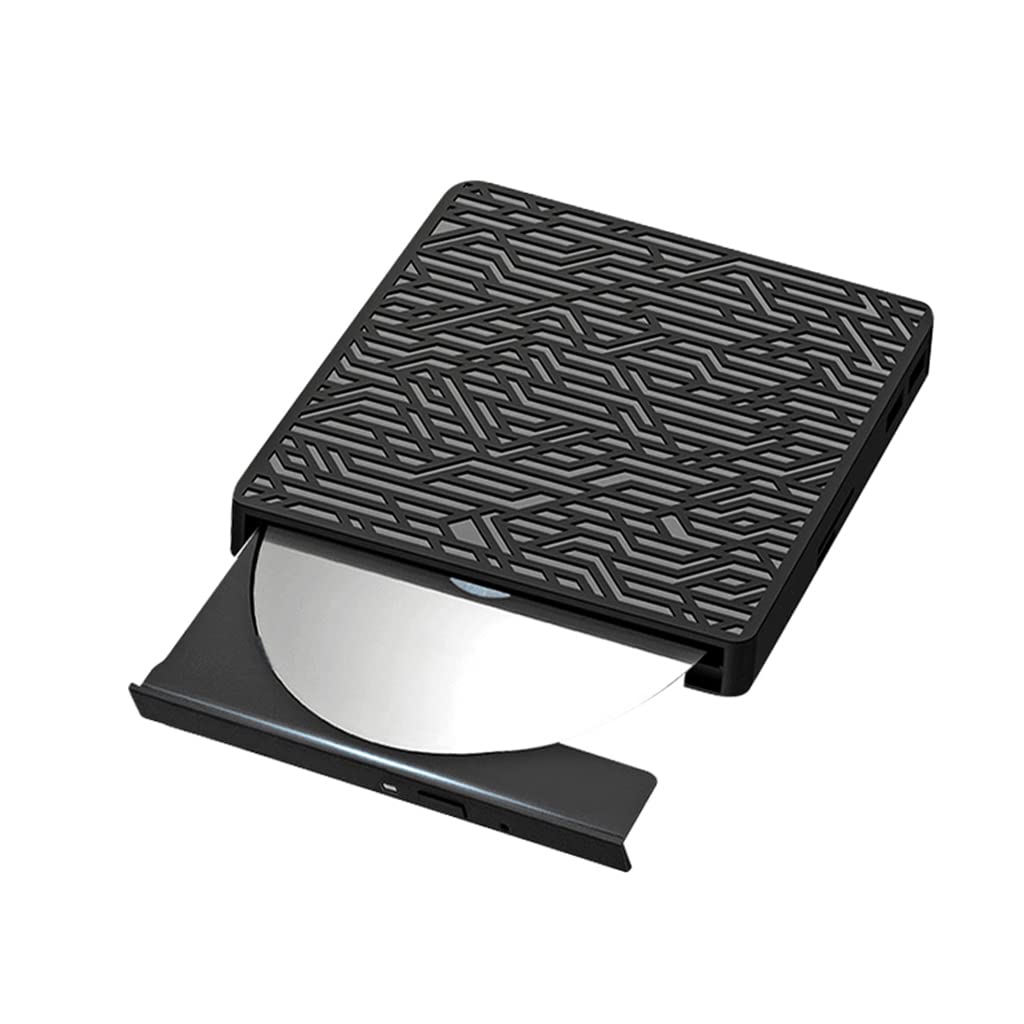 VCD CD externe multifonction pour graveur USB 3.0 + câble de données Type-C double tête avec lecteur de carte USB 3.0/TF