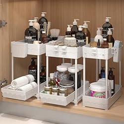 [Extra Accessories, Endless Uses]: Say goodbye to messy cabinets and cluttered counters. Sevenblue under-sink organizers are a fan favorite—and for good reason. We’ve taken your feedback and made them even better with handy add-ons like hanging cup, ...
