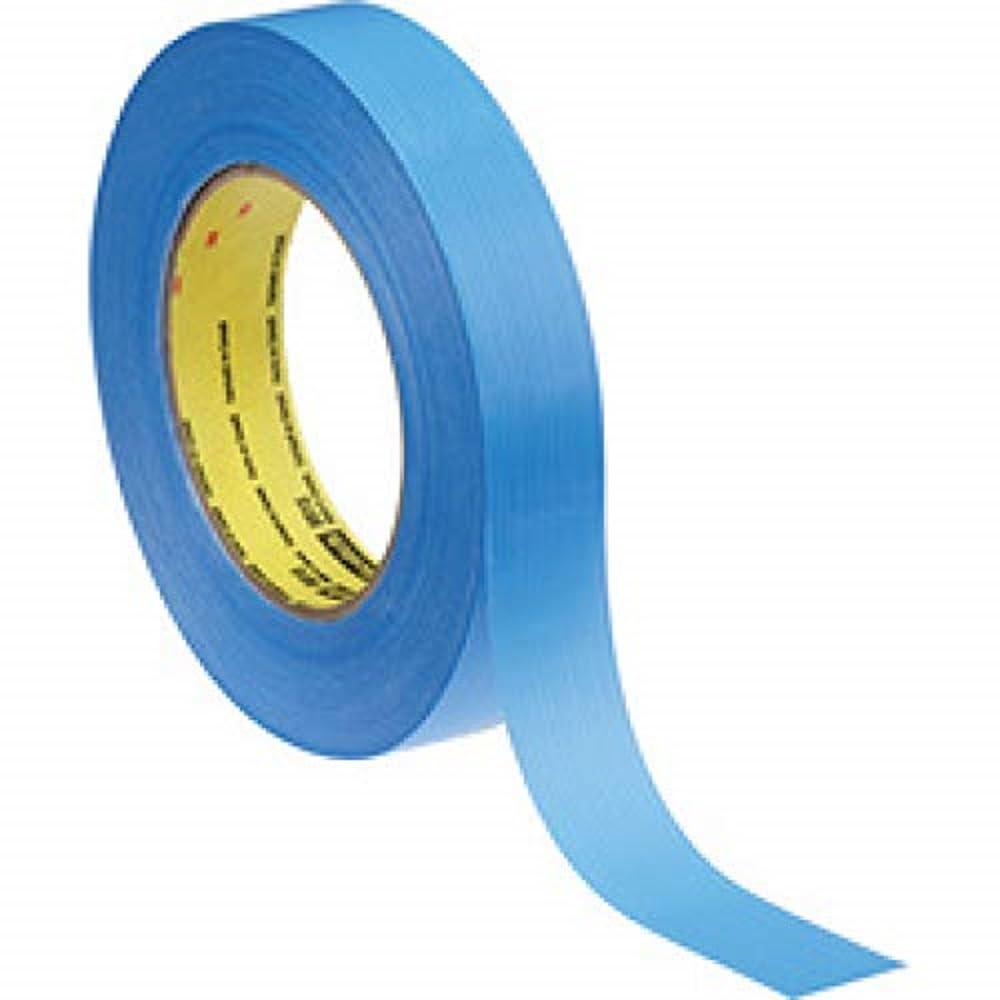 3M Scotch Filamentklebeband, 8915, 18 mm x 55 m, 0,15 mm, Blau (48-er Pack)