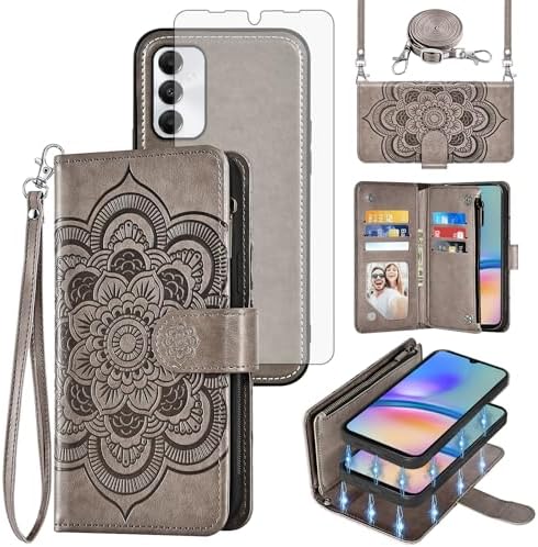 HHUIWIND Cover per Sasung Galaxy A05s 4G (6,7) con Vetro Teperato