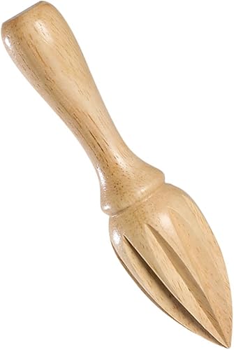 Zerodeko Wooden Lemon Juicer Squeezer Manual Citrus Reamer Hand Press Fruit Extractor Ergonomic Design for Fresh Orange and Grapefruit Juice at Home