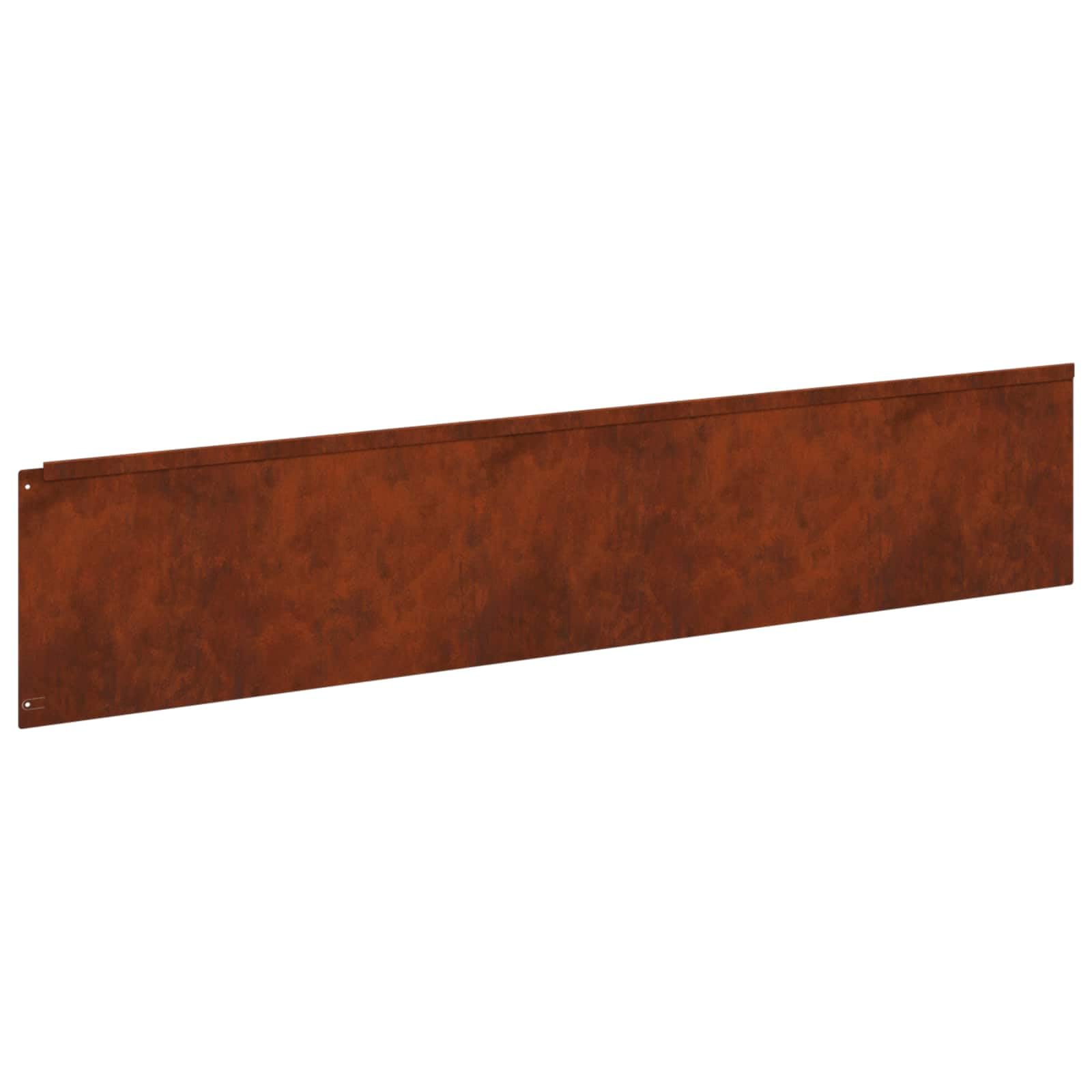 Gazonrand 10 szt. 100 x 22 cm stal nierdzewna
