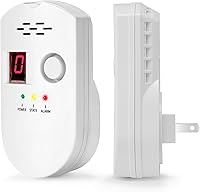 Eksahol Plug-in Natural Gas Detector for Home & RV - Propane, Methane, LPG, LNG Leak Alarm, 85dB Alert