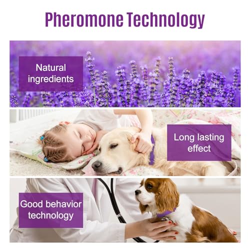 Image of ART OF SPORT Calming Collar for Dogs, 4Pcs Adjustable Pheromone Dog Calming Collar, Last 60 Days Anxiety Relief Diffuser for Dogs and Puppies, Releases Pheromone, Anxiety, Stress & Fear Control