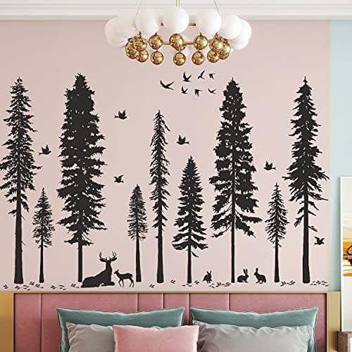 Vinilo Decorativo Árboles y Animales 12x18 Pulgadas miniatura 4