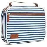 Mr. Pen- Bible Cover Case, Carrying Book Case with Durable Handle and Zippered Pocket, Bible Protective Church Bag for Men & Women, Christian Gifts, Blue Stripes