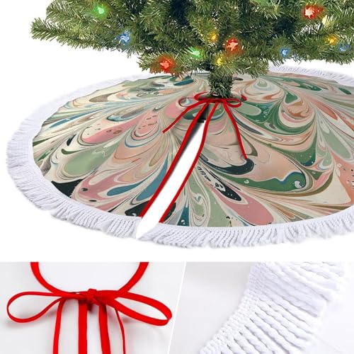 Jupe de sapin de Noël double couche épaisse et stable