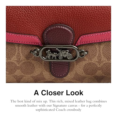 Coach Jade Chain Crossbody, Tan/Redwood4