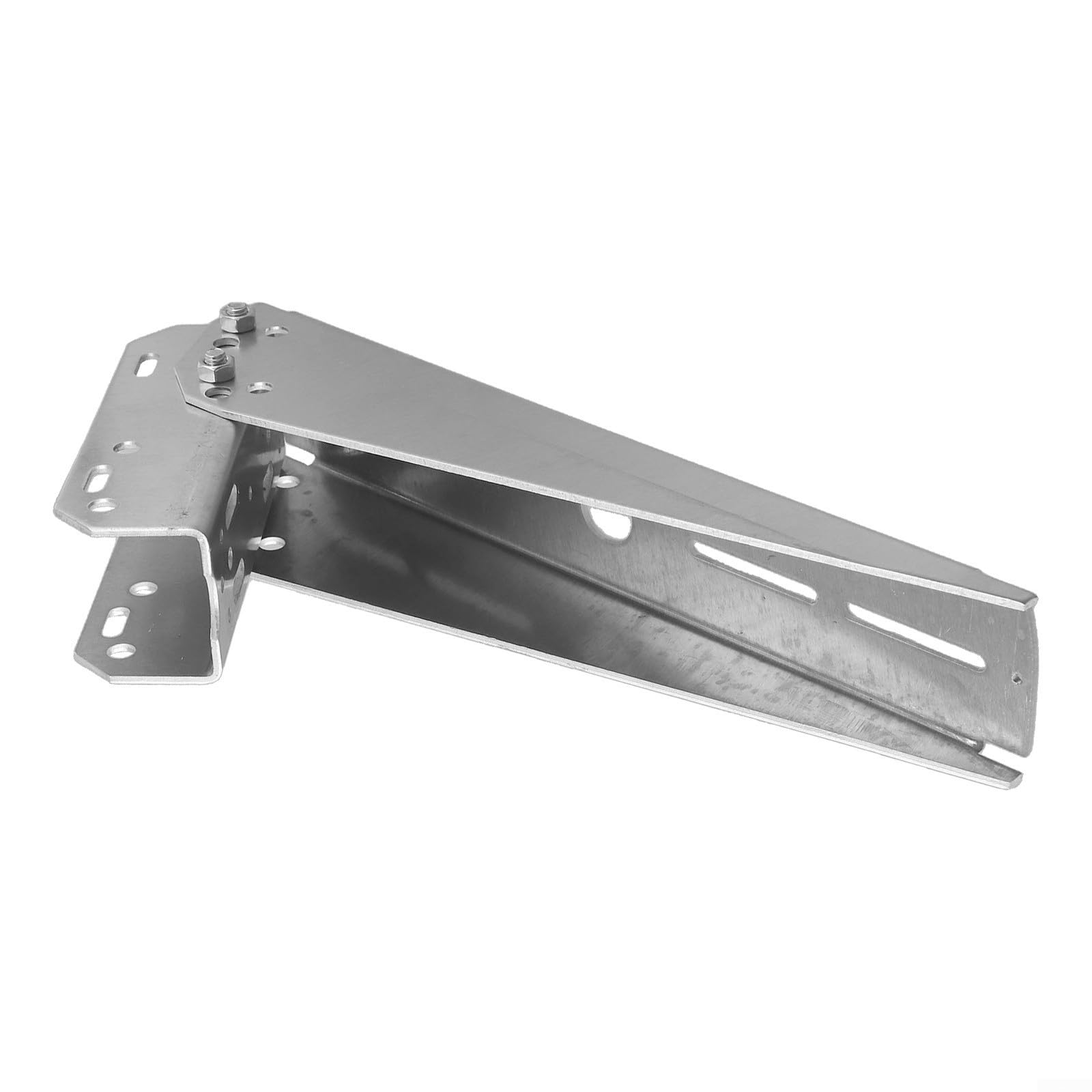 30° Photovoltaik Halterung Single Solarpanel Pole Mount für Wand für Post oder Installation Verstellbarer Rahmen aus Aluminiumlegierung mit Edelstahlschrauben DIY Rack