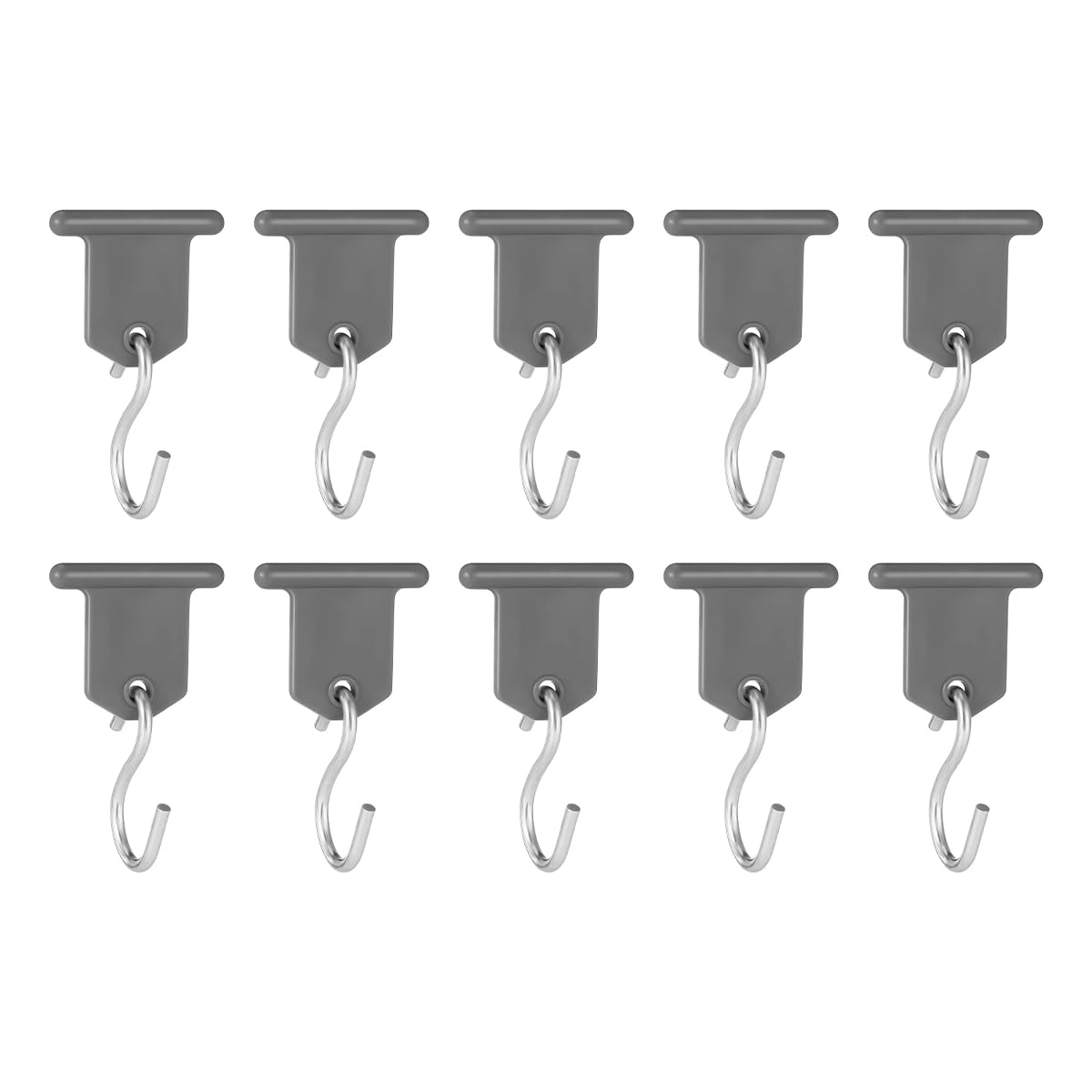 ACOLY 10Pcs Awning Hooks, Piping Strip, RV Awning Hooks, Caravan Accessories, S Hook Set for Motorhome, Caravan