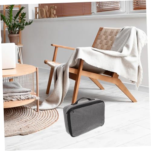 Funda portátil para proyector Tofficu para uso en casa y oficina, estuche protector con asa para proyectores digitales, diseño elegante para viaje y uso diario miniatura 4